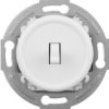 Łącznik Pojedynczy Retro Bez Ramki, 10A-250V~, Biały
