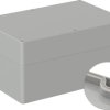 PC enclosure, (L x W x H) 240 x 160 x 120 mm, light gray (RAL 7035), IP66, 5U240300