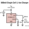 Standalone Linear Li-Ion Battery Charger with Thermal Regulation in ThinSOT