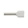 Końcówka Tulejkowa Izolowana Hi 2X0,75/10 Biała E08kh-02020104401 /100Szt./
