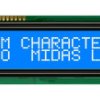 Wyświetlacz alfanumeryczny LCD, , Alfanumeryczny, Midas
