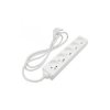 Przedłużacz 5 gniazd z/u 1,5m 3x1,0mm² biały M20554 Eco Light