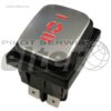 Przeł. kołys. podśw. ON-OFF-ON 16A 250V IP65 Czerw