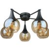 Lampa Sufitowa Nowoczesna 5Xe27 Star Honey Black