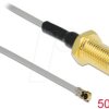 90399 Antenna Cable SMA jack bulkhead to MHF® 4 plug 50 cm