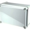 Obudowa Poliwęglan szerokość zew. 188 mm długość zew. 278 mm wys. zew. 130 mm Fibox IP67 Szary