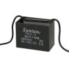 Kondensator; silnikowy (rozruchowy); TS11-7 450VAC 16uF; 16uF; 450V AC; 33x44x58,5mm; z przewodami; Suntan; RoHS