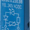 Function module, varistor + green LED, 110-240 V AC/DC for switching relay, 99.80.0.230.98