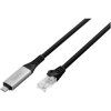 Digitus AK-300601-150-S Adapter cable 15m Halogen-free Shielded USB-C to RJ45