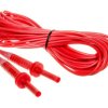 Przewód pomiarowy 10m czerwony 5kV /wtyki bananowe/ WAPRZ010REBB5K