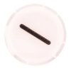 Soczewka przycisku 22mm płaska biała z symbolem ZMNIEJSZANIE (MINUS) M22-XDL-W-X5 218303