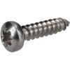 R-TECH 337124 Pozi Pan Head Self-Tapping A2 S/St Screws No.4 1/2in 13.0mm -Pk100