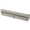 Female connector, 26 pole, pitch 2.54 mm, straight, gray, 09185267813