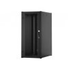 Szafa sieciowa stojąca Hyper Pro 19 26U rack 600x1000, drzwi przód perforacja, czarny, 1000kg DN-51018-P-B