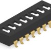 DIP switche, Off-On, 8 pole, straight, 1 A/5 VDC, 3-1825059-7