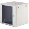 Wall enclosure, 19", 12 U, (H x W x D) 607 x 600 x 600 mm, IP20, sheet steel, gray, DN-37110