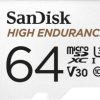 Karta pamięci SanDisk® High Endurance microSD™ 64 GB + adapter