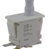 Mikroprzełącznik drzwi, Przycisk, SPDT, 10 A przy 250 V AC, Wypustka