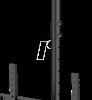 80174 TV ceiling mount 37 - 75, fully adjustable, up to 50 kg, black