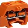 4-wire terminal, spring-clamp connection, 0.08-2.5 mm², 1 pole, 24 A, 6 kV, orange, 261-336