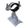 Uchwyt dystansowy na rurę i kabel słup wirowany UD 50 z podstawą na słup EPV, odsadzeniem 70mm, ocynk ogniowy