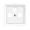 ELSO 206034 Płyta centralna ELSO 206034 antena st. 3 otwory, czysta biel 1 szt.