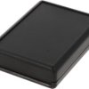 ABS handheld enclosure, (L x W x H) 91 x 66 x 21 mm, black (RAL 9005), IP54, 1593SBK