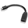 Lenovo 0B47089 Mini DisplayPort to HDMI Adapter 4K 30Hz Male to Female Black