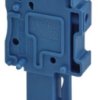 Plug, push-in connection, 0.2-6.0 mm², 1 pole, 32 A, 8 kV, blue, 3211980
