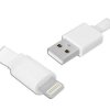 KABEL USB - IPHONE 8PIN 1M PLASKI, BIALY