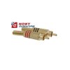 Wtyk RCA złoty 6,7mm RW220 VITALCO