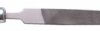 Schlüsselfeile, 100 mm, flach-spitz, Holzheft