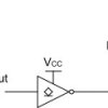 Radiation-tolerant, six-bit inverting open-drain fixed-direction level translator