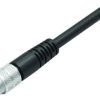Sensor actuator cable, M9-cable plug, straight to open end, 4 pole, 5 m, PUR, black, 3 A, 79 1409 15 04