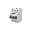 Wyłącznik nadprądowy MCB, Typ C, 3-biegunowy, 10A, 400V Szyna DIN, ABB S203L-C10, S203L