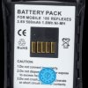 Cordless phone battery, NiMH, 3,6 V, 500 mAh