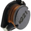 Cewka indukcyjna drutowa SMD 220 μH ±10% SRF: 5MHz Idc 900mA, rdzeń ferrytowy