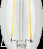 LT159125002 Ba15d LED bulb, 2.5 W, 250 lm, 2500 K, filament, dimmable, clear