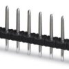 Pin header, 9 pole, pitch 3.5 mm, straight, black, 1945164