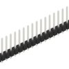 Pin header, 20 pole, pitch 2.54 mm, straight, black, 10054169