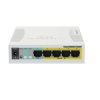 Switch CSS106-1G-4P-1S, 5x RJ45 1000Mb/s, 1x SFP, 4x Passive PoE MikroTik RB260GSP