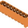 Pin header, 8 pole, pitch 5.08 mm, straight, orange, 1146870000