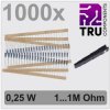 TRU COMPONENTS TC-12888456 Metal film resistor set Axial lead 0.25W 1% 1000 pc