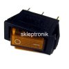 Przełącznik koł. ON/OFF 230V wąski MK-111 żółty