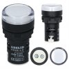 Lampka kontrolna sterownicza LED Biała 230V fi:22mm ADELID