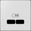 MEG4367-0325 Central plate - System M, USB charging station, aws