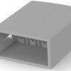 Insulating housing for 2.8 mm, 8 pole, PBT, gray, 106455-3