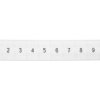 Oznacznik Do Złącz Szynowych, Opisówka Zb 6 Numerowana Od 1-10 Kolor Biały...