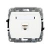 Trend Gniazda Komputerowe Pojedyncze 1Xrj45, Kat. 5E, 8-Stykowy Biały Gk-1