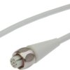 VK50L325, Kabel połączeniowy, 5m, M12 żeński 4pin prosty, Końcówka wolna, 4x0,34mm², TPE szary, 250V, -40-105C, IP67, 4A